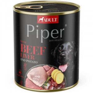 PIPER BEEF LIVER & POTATO konservi suņiem Liellopa aknas, kartupeļi  800g
